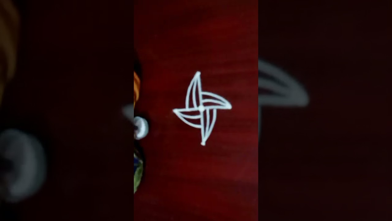 1 minute kolam  challenge