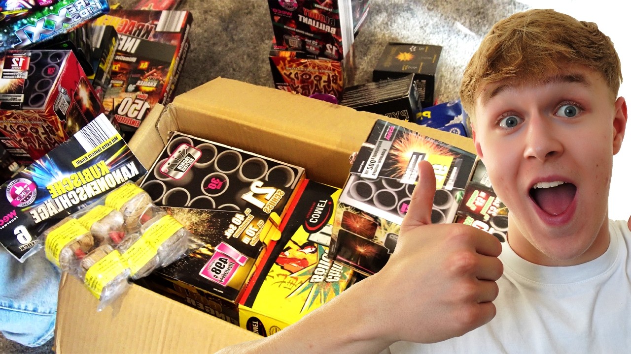 XXL Silvester-Feuerwerk-Reste Unboxing von PyroStop😲🔥
