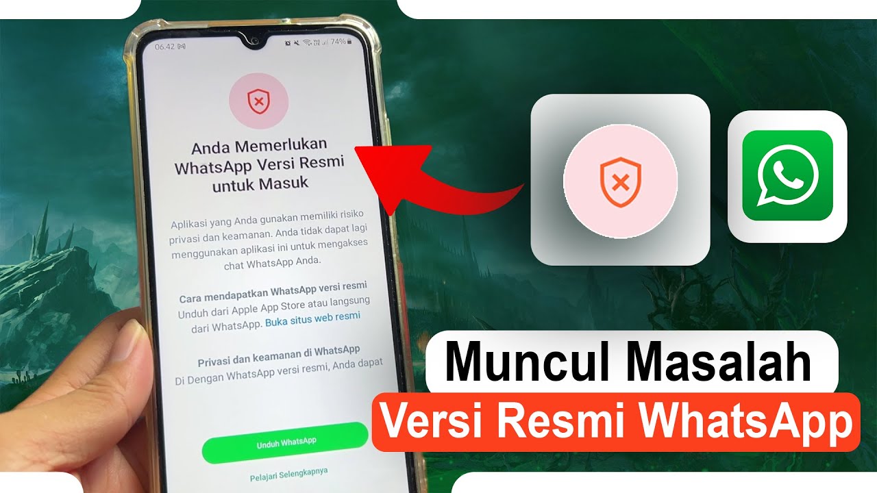 Cara Terbaru Mengatasi Anda Memerlukan WhatsApp Versi Resmi Untuk Masuk
