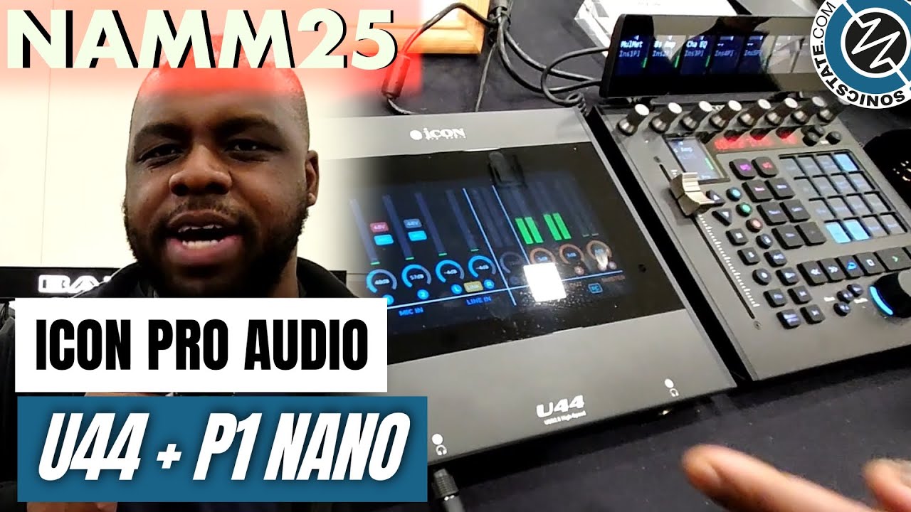 NAMM 2025: Аудиоинтерфейс ICON Pro Audio U44 и P1 Nano
