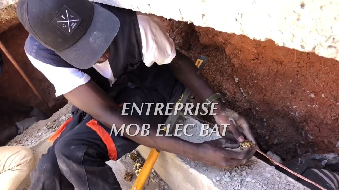 Mise à la terre fond de fouilles, def an terre wëralé