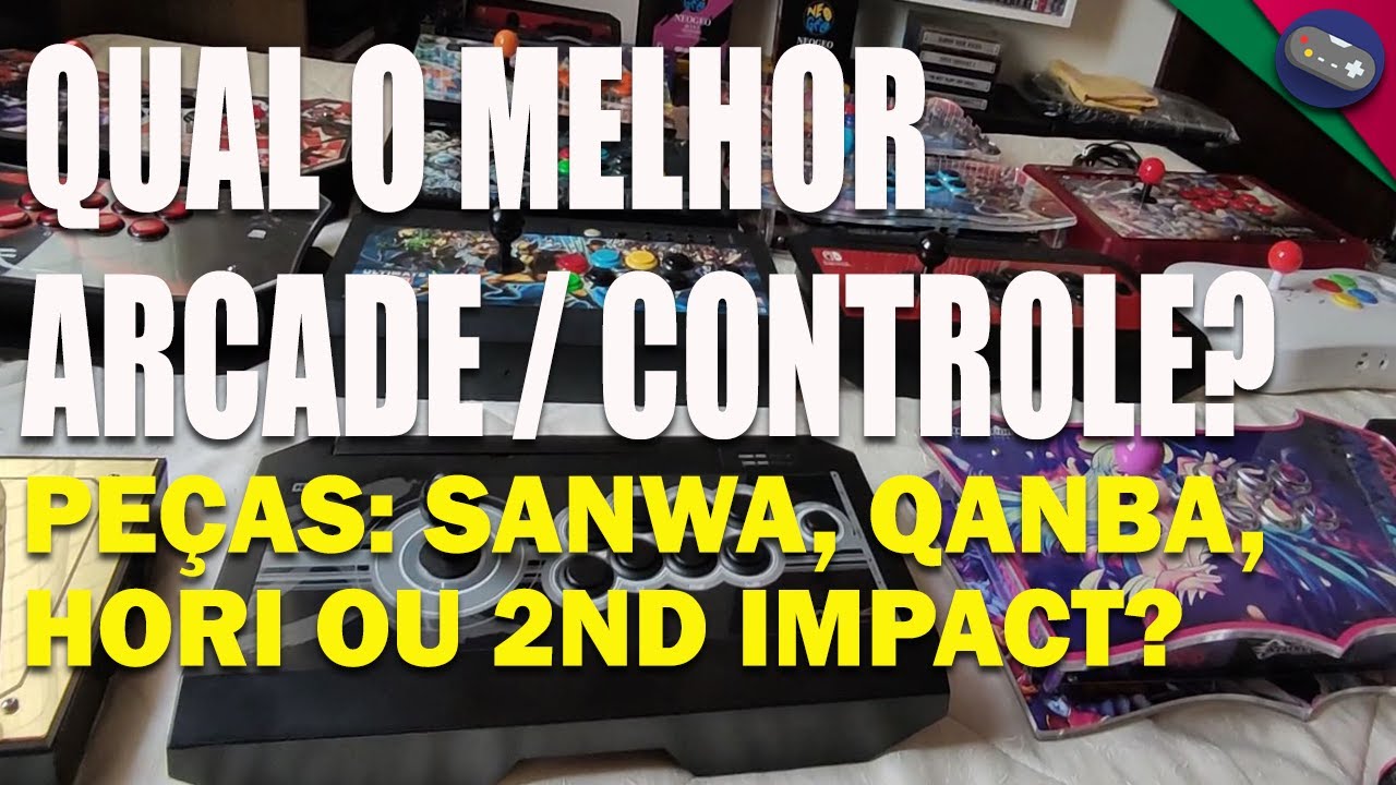 SANWA, HORI, QANBA ou 2ND IMPACT? REVIEW e bate papo sobre PEÇAS de ARCADES nacionais e Importados!