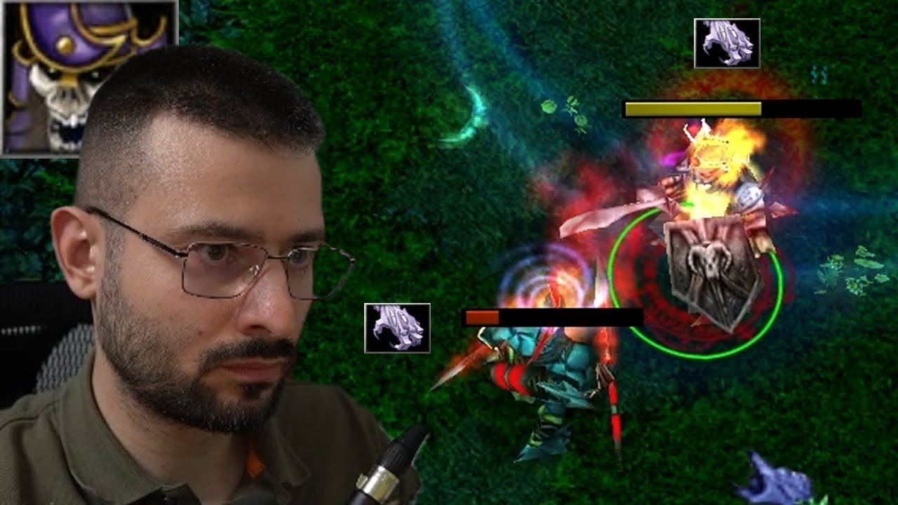 DOTA SKELETON KING vs HUSKAR: ARMLET BATTLE