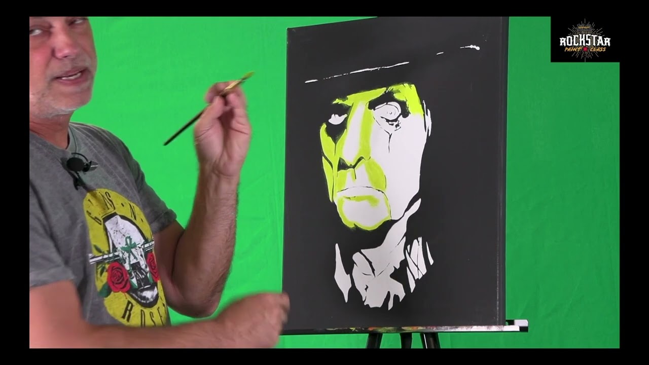 Rock Star Paint Class 'My Frankenstein' - Alice Cooper
