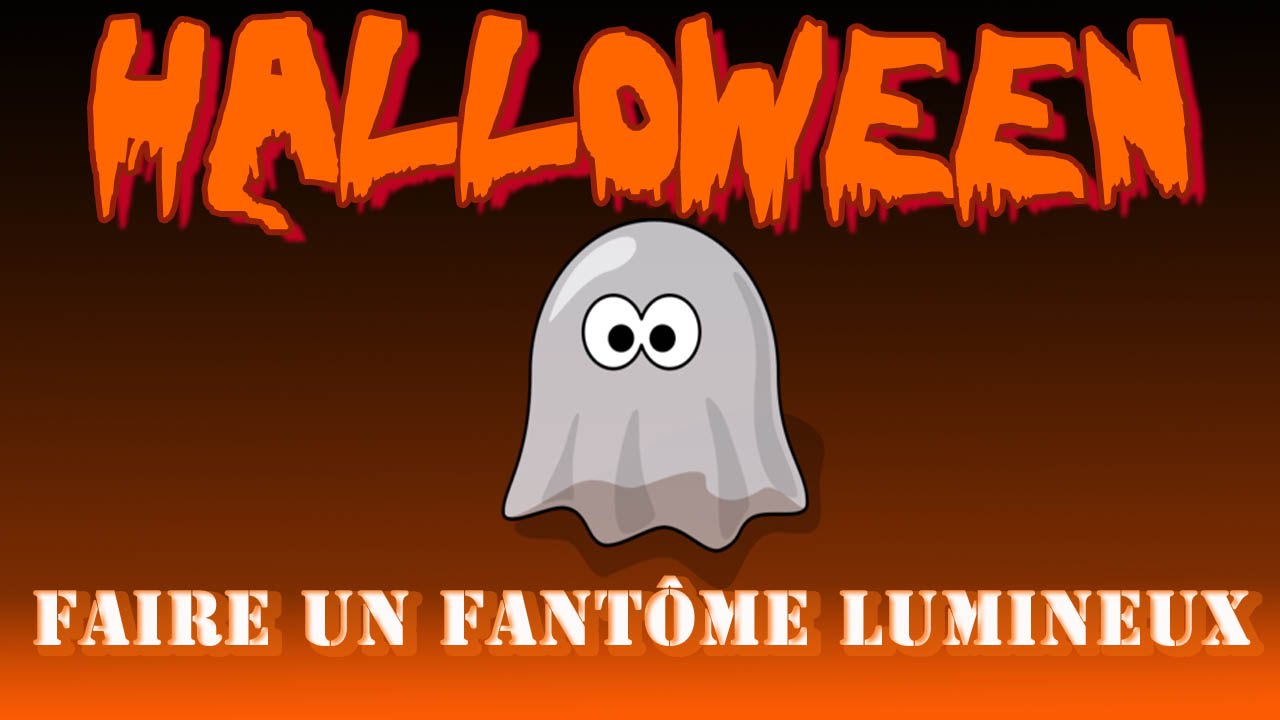 TUTO : Décoration pour enfant ou pour Halloween - Le Fantôme (en français)