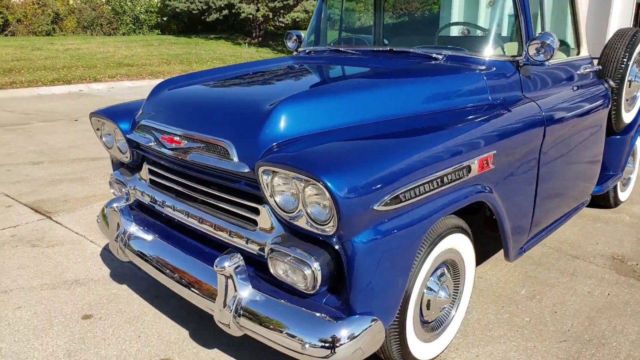 1959 Chevy Apache 31 pickup for sale test drive
