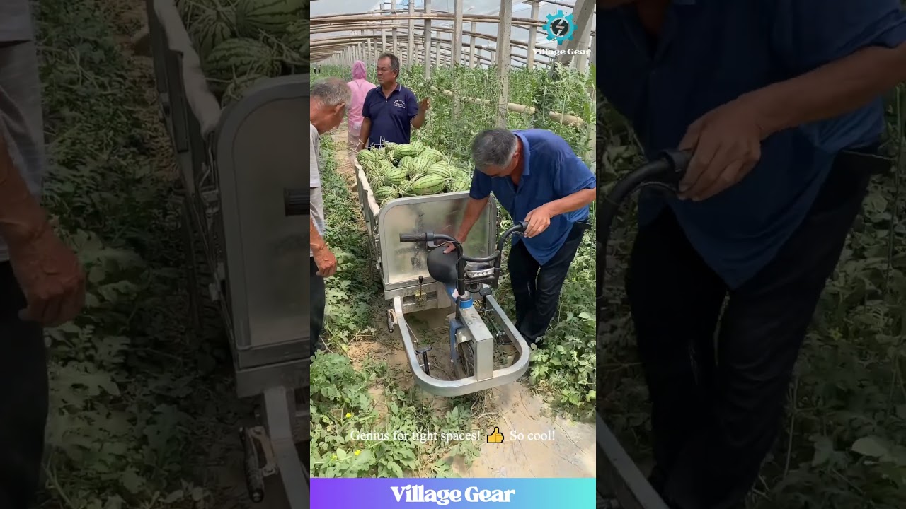 This Watermelon Go-Kart Does a 180&deg; TRICK! 🤯 Farm Smarts Level 1000! #watermelonfarm  #electric