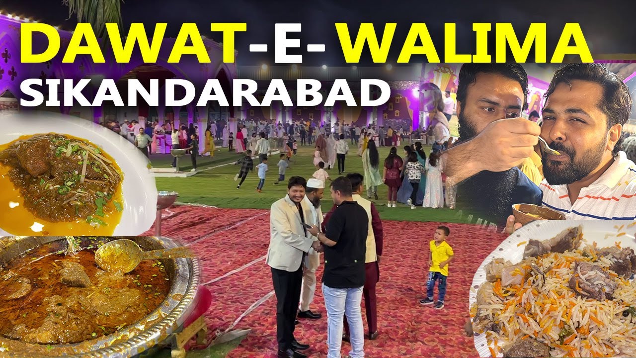 SIKANDRABAD WEDDING FOOD | MUSLIM SHADI KA KHANA | SIKANDRABAD KA MUSLIM DAWAT-E-WALIMA EXOTIC FOOD