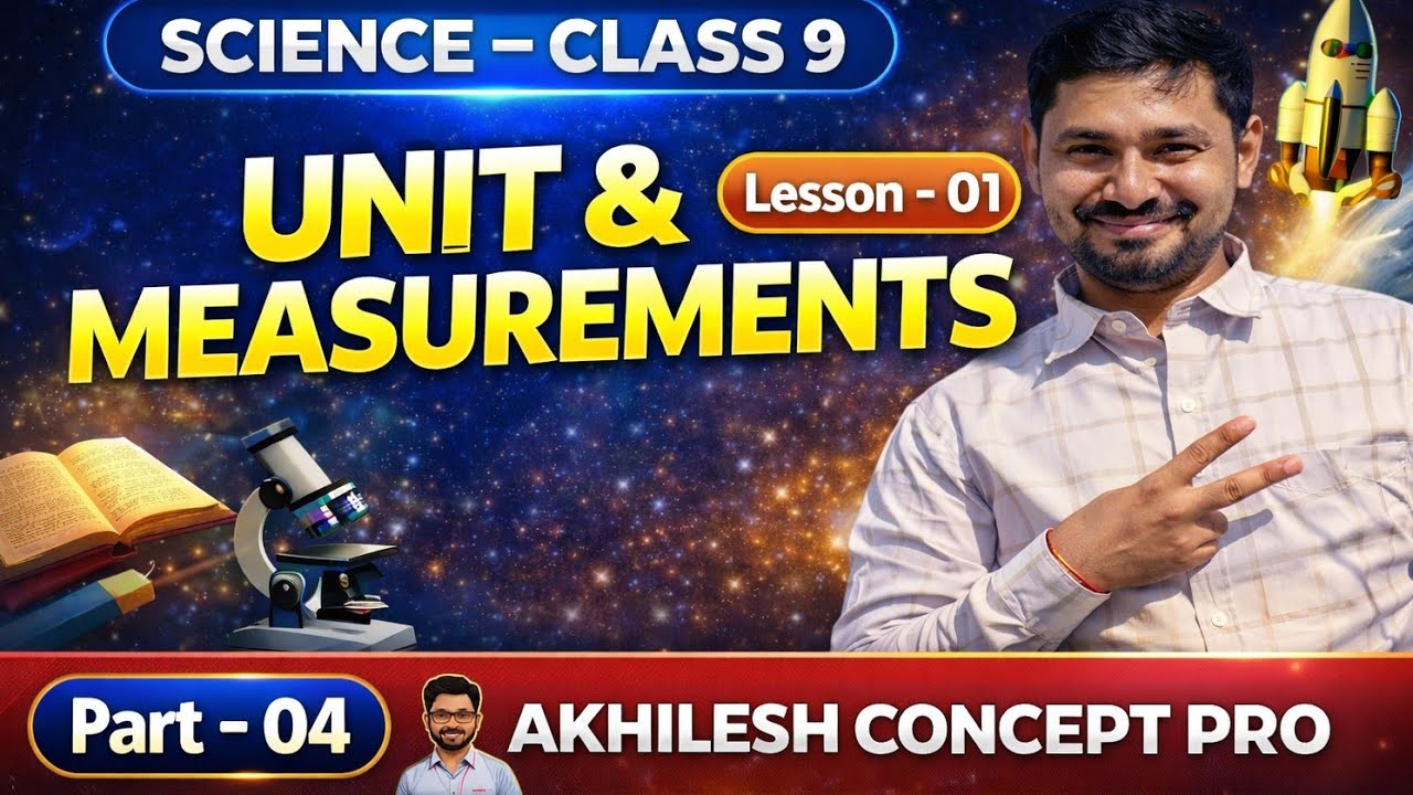 Unit & Measurment || class-9|| By-Akhilesh Sir