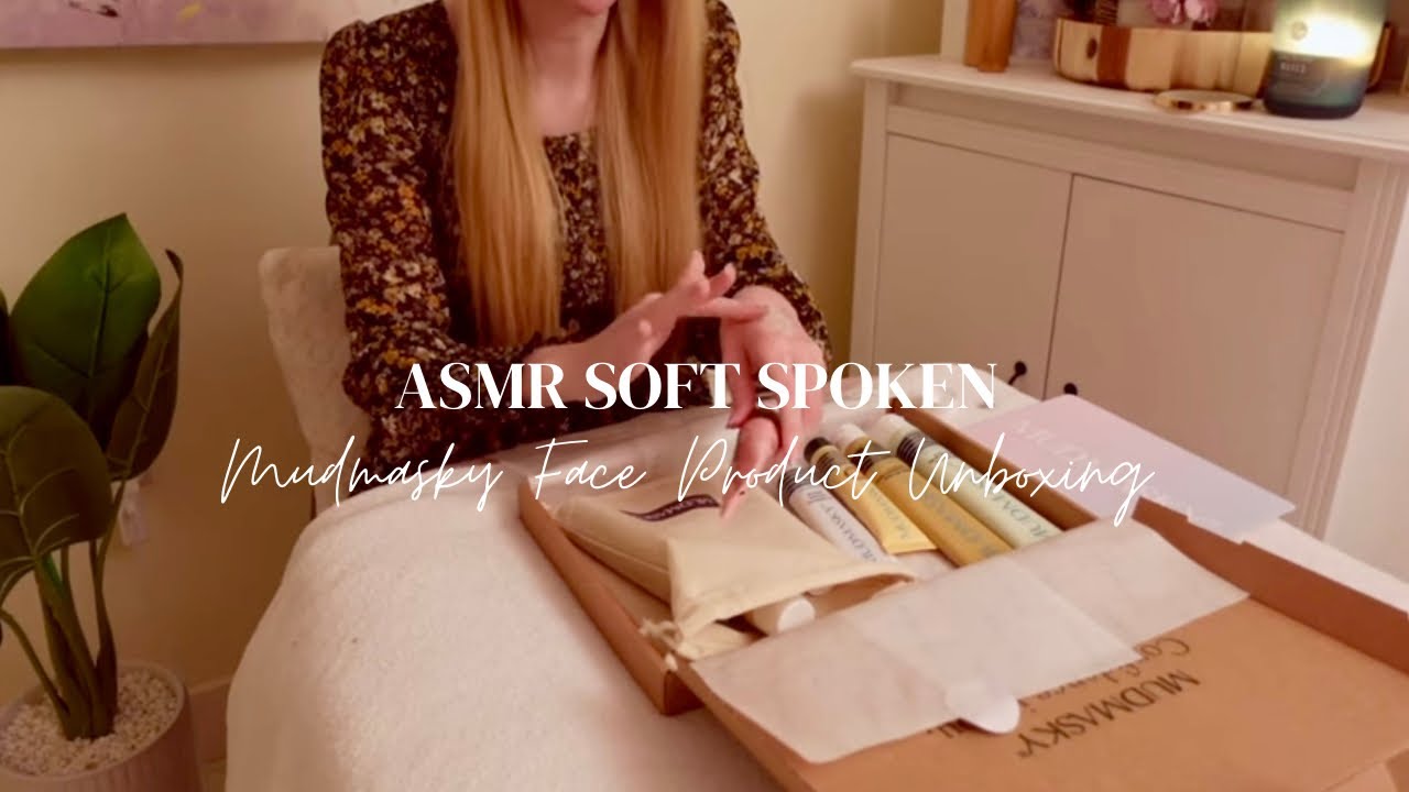 ASMR Tingly Soft Spoken Mudmasky Unboxing Video.