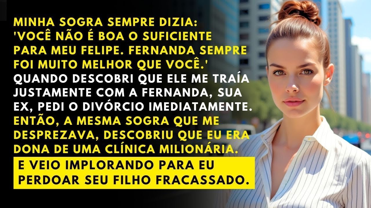 Minha sogra dizia que eu não era boa suficiente  Quando fui traida, ELA IMPLOROU PARA EU PERDOÁ LO