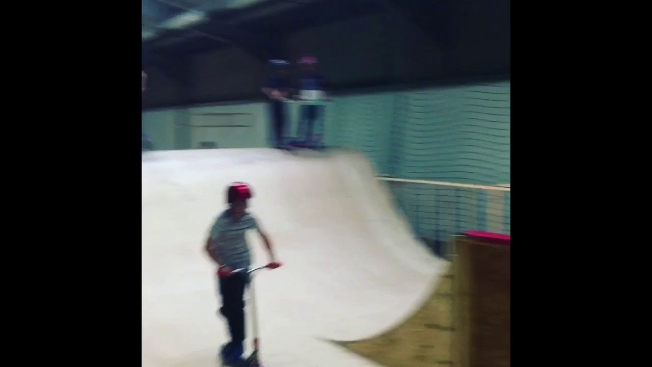 Scooter clips at dexx skatepark. W/ connor_b_
