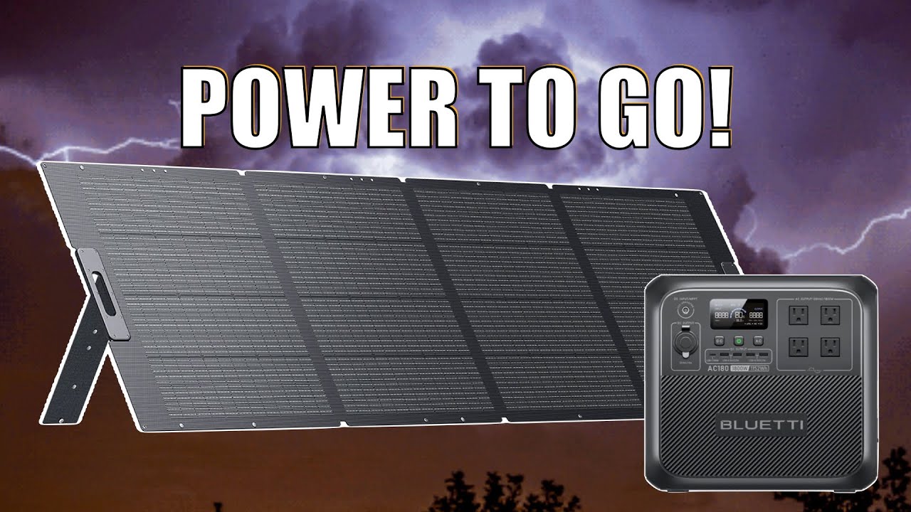 Bluetti 350W PORTABLE SOLAR PANEL: Epic Test Revealed!