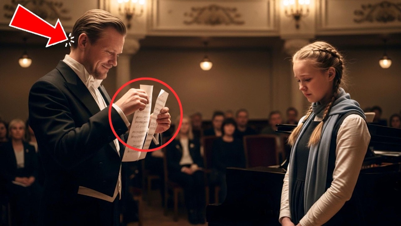 Johtaja REPÄISI tytön nuotit — mutta tyttö silti soitti ja sai koko TUOMARISTON nousemaan seisomaan!