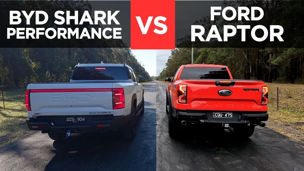 Wyścig r&oacute;wnoległy: 2026 BYD Shark Performance kontra Ford Ranger Raptor &ndash; 0-100 i por&oacute;wnanie