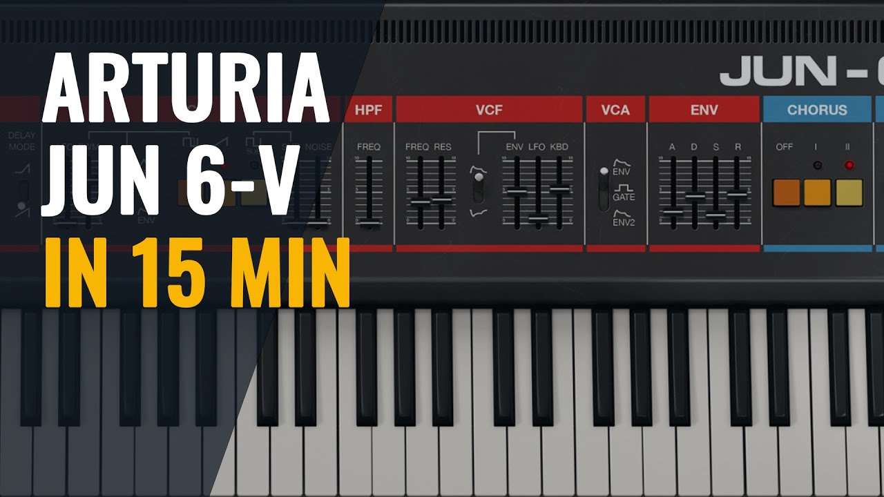 Arturia JUN 6V tutorial, No talking.