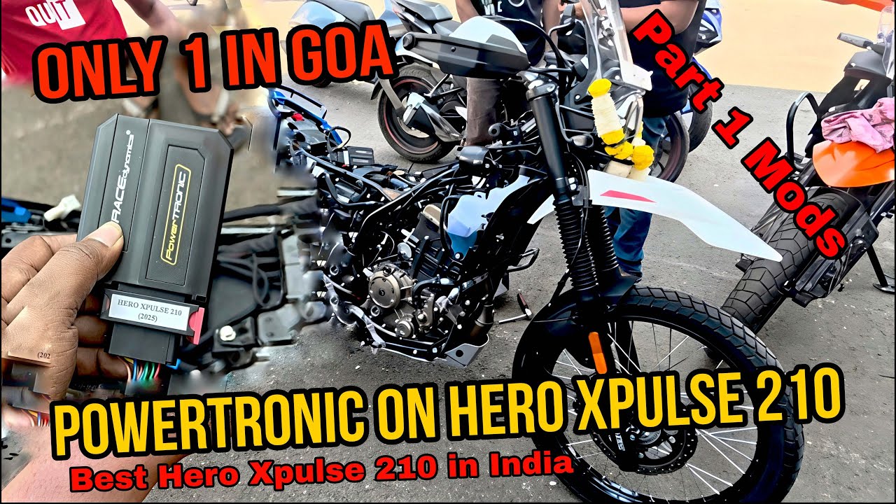 First Hero Xpulse 210 in Goa 🔥and 2nd in India to Get on RACE DYNAMICS POWERTRONIC ECU🏍️🥵 +3bhp