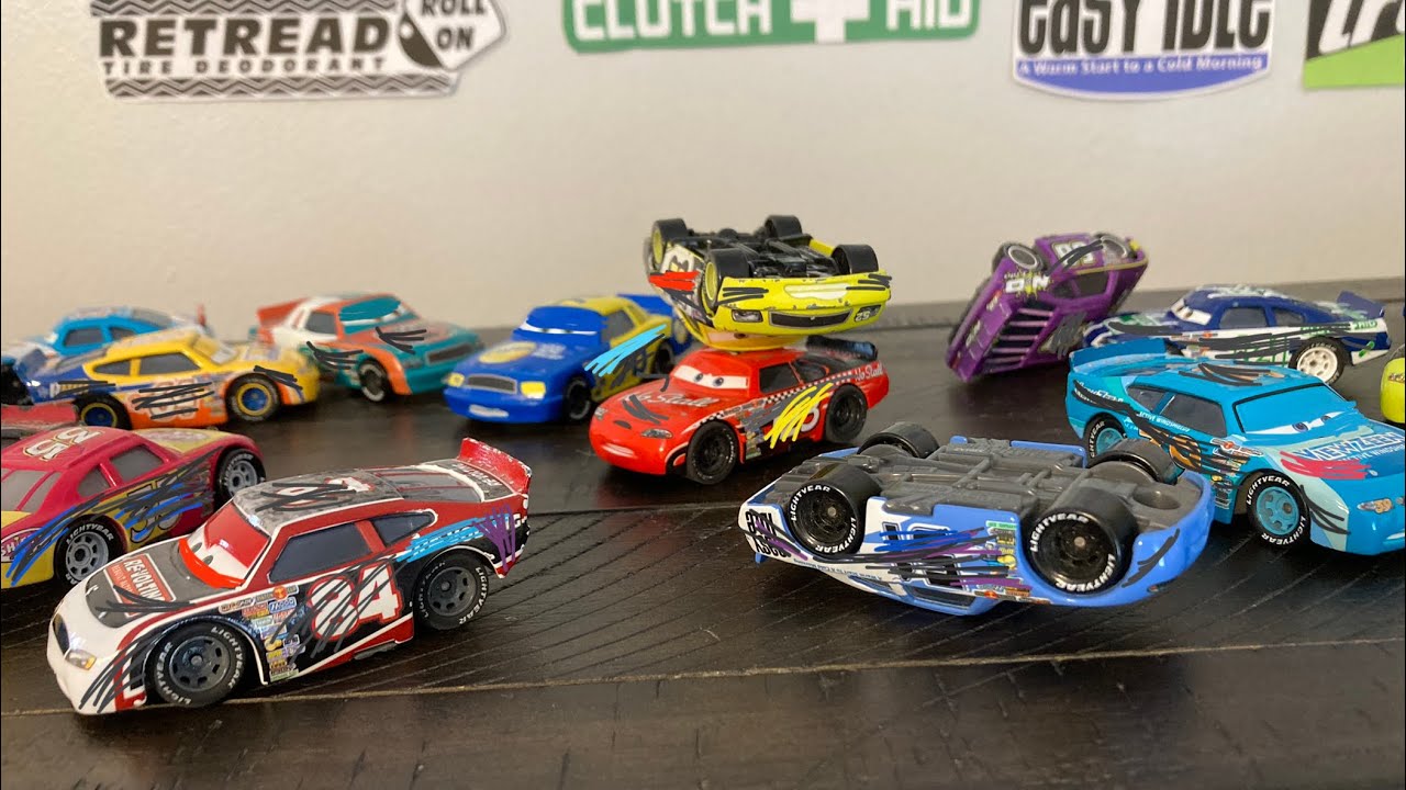 Custom damaged piston cup racer edits showcase