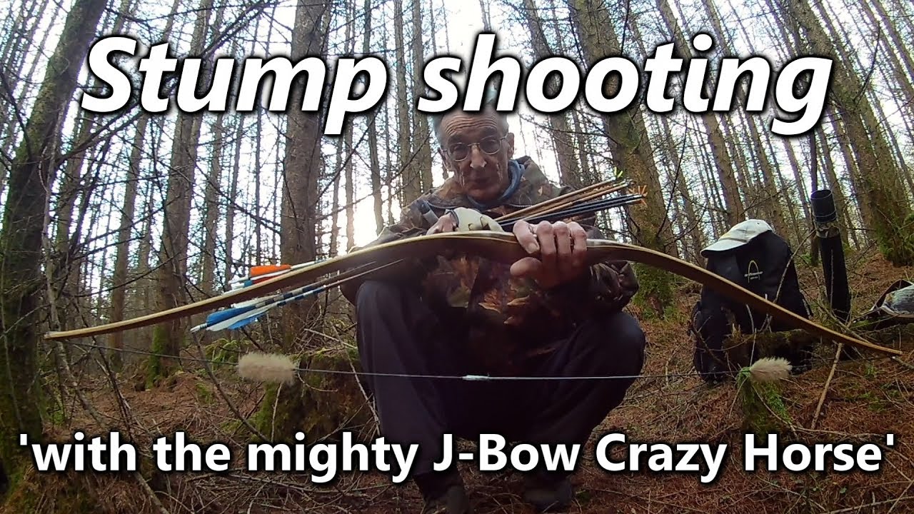 Stump Shooting with the J-Bow Crazy Horse Bow