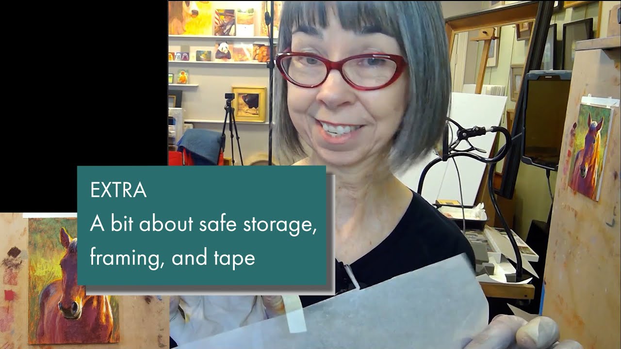 Rita Kirkman's VOS, EXTRA  - About safe storage, framing, and tape