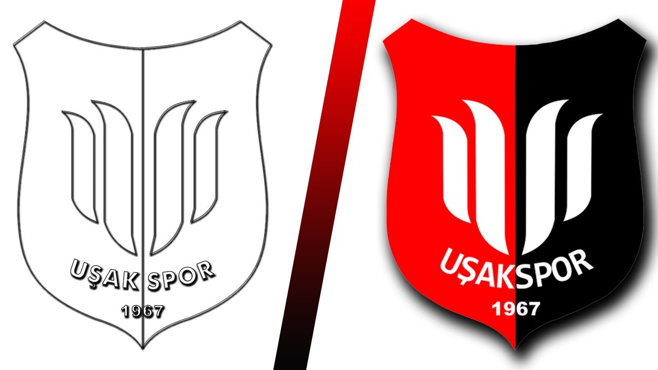 Uşakspor \ Logo \ Boyama Sayfası