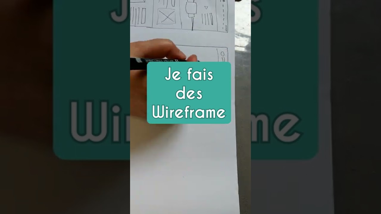 Deuxi&egrave;me &eacute;tape pour cr&eacute;er son site web : faire des wireframes