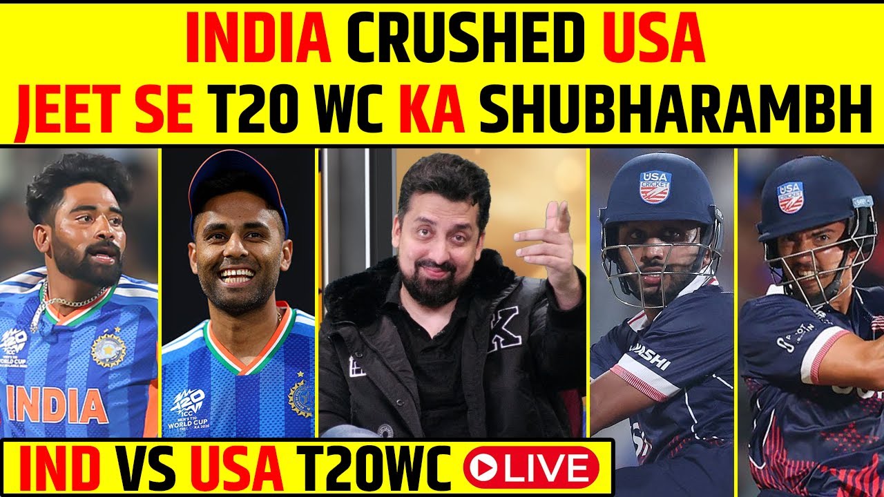 🔴INDIA VS USA: T20 WORLD CUP BEGINS, INDIA WILL DESTROY USA? #t20worldcup2026 #indvsusa
