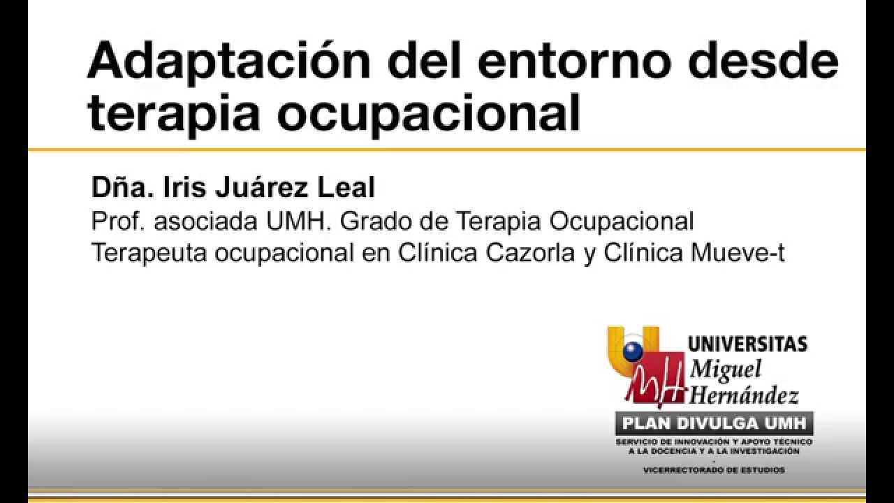 ADAPTACIÓN DEL ENTORNO DESDE TERAPIA OCUPACIONAL