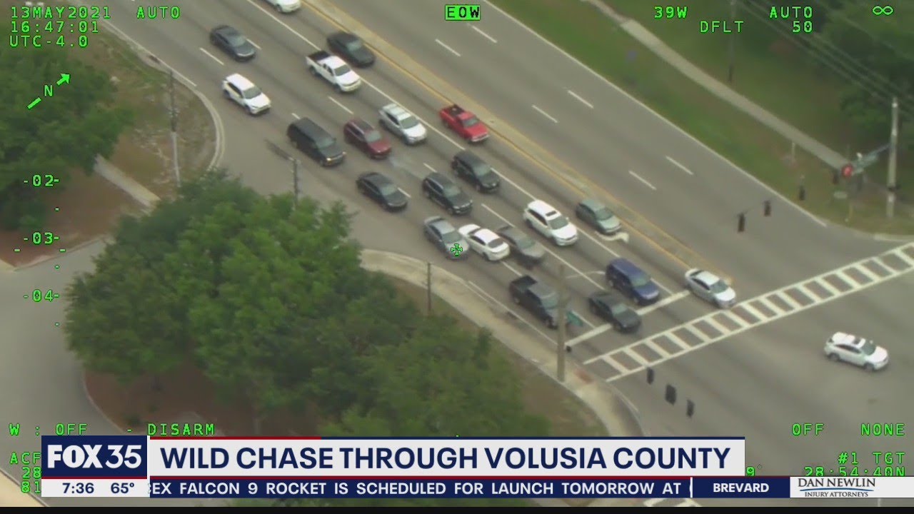 Video shows suspects sideswiping cars during wild chase through Volusia County, deputies say