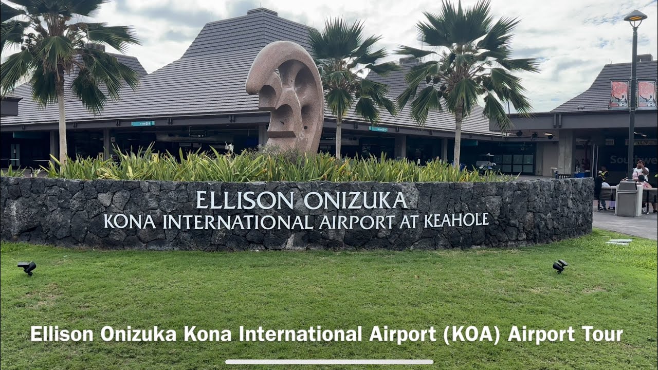 4K Ellison Onizuka Kona International Airport at Keāhole (KOA) Kona International Airport Full Tour