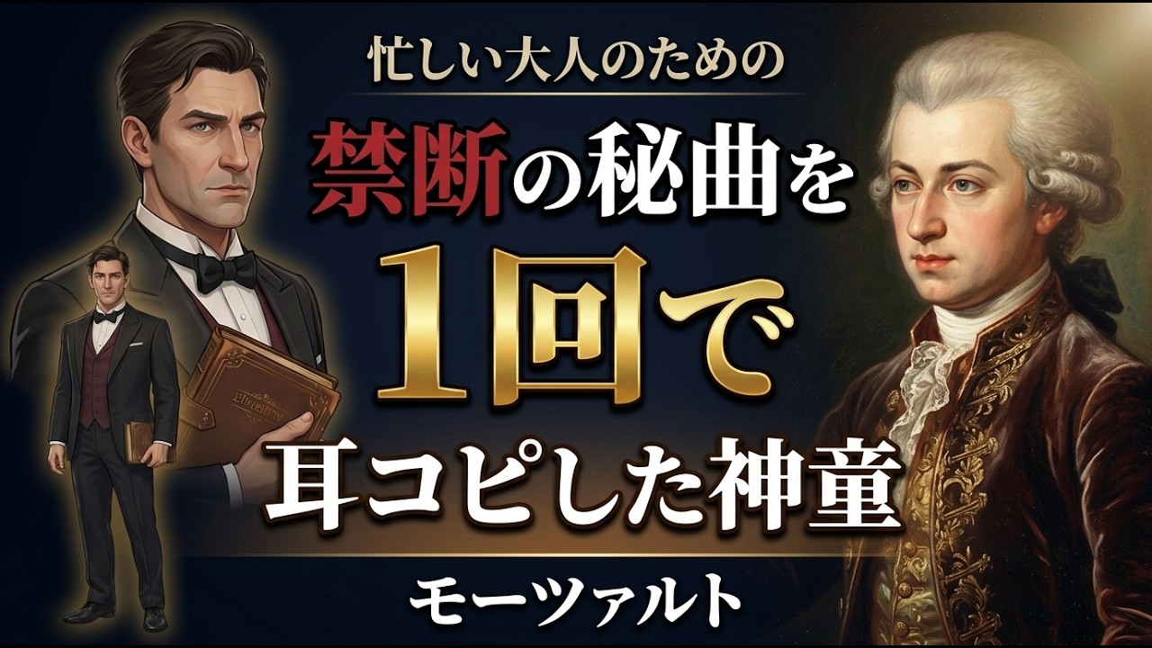 忙しい大人のためのモーツァルト入門｜10分でわかる天才作曲家
