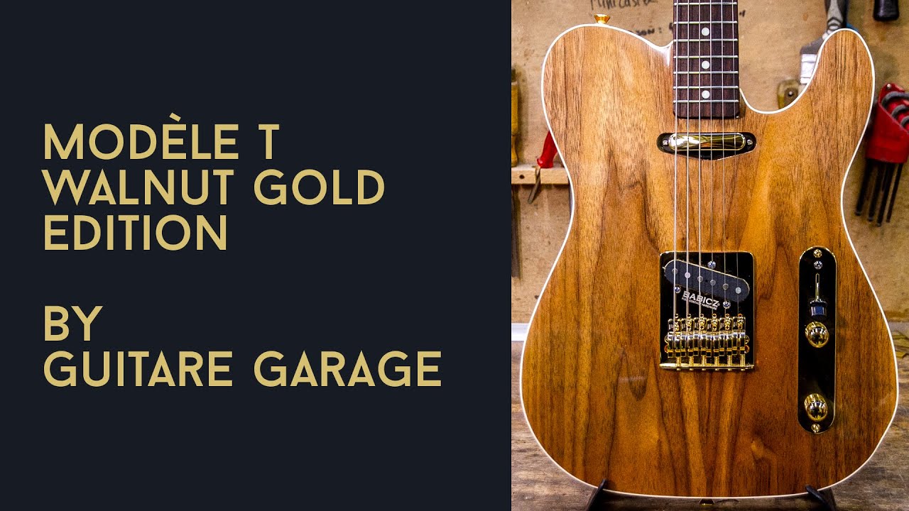 Guitare Garage Modèle T Walnut Gold Edition