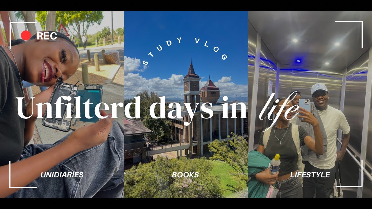 Unfiltered days in my life/ Study vlog🇿🇦❤️