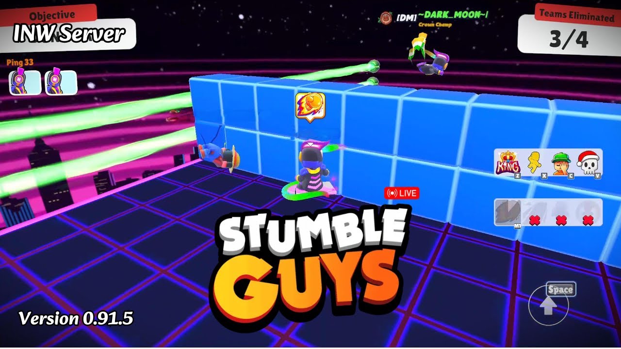 🔴 Stumble Guys LIVE | Legendary BLOCK DASH TEAM |⚡ Game Starts in 30s!👑