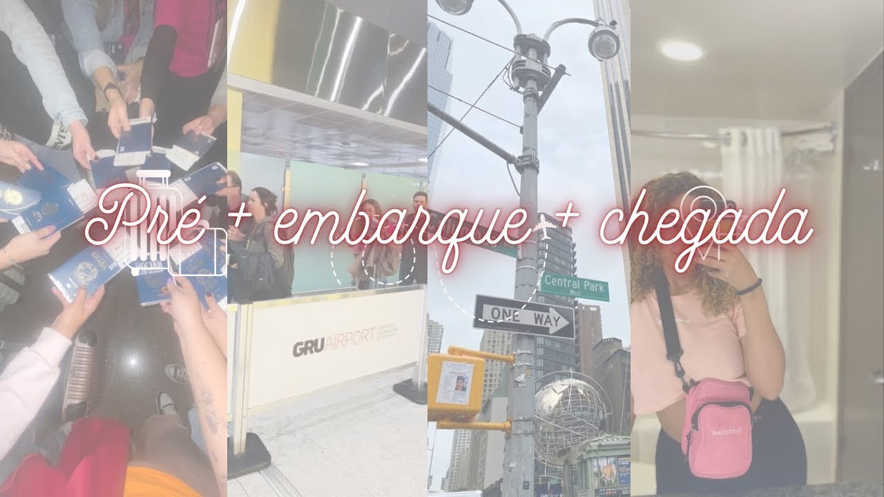 PRÉ + EMBARQUE + CHEGADA NOS USA | vlog 5