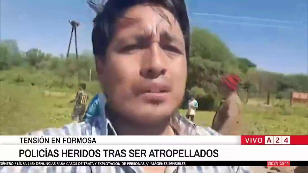 🔴PIEDRAZOS Y DISPAROS EN UNA PROTESTA DE FORMOSA: 10 PERSONAS HERIDAS