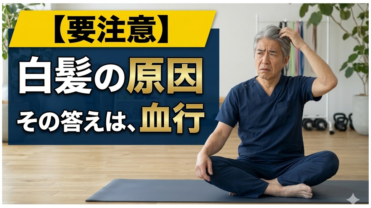 【50代以上必見】「年齢のせい」は間違い？ 白髪が急に増える本当の原因は「血管」でした