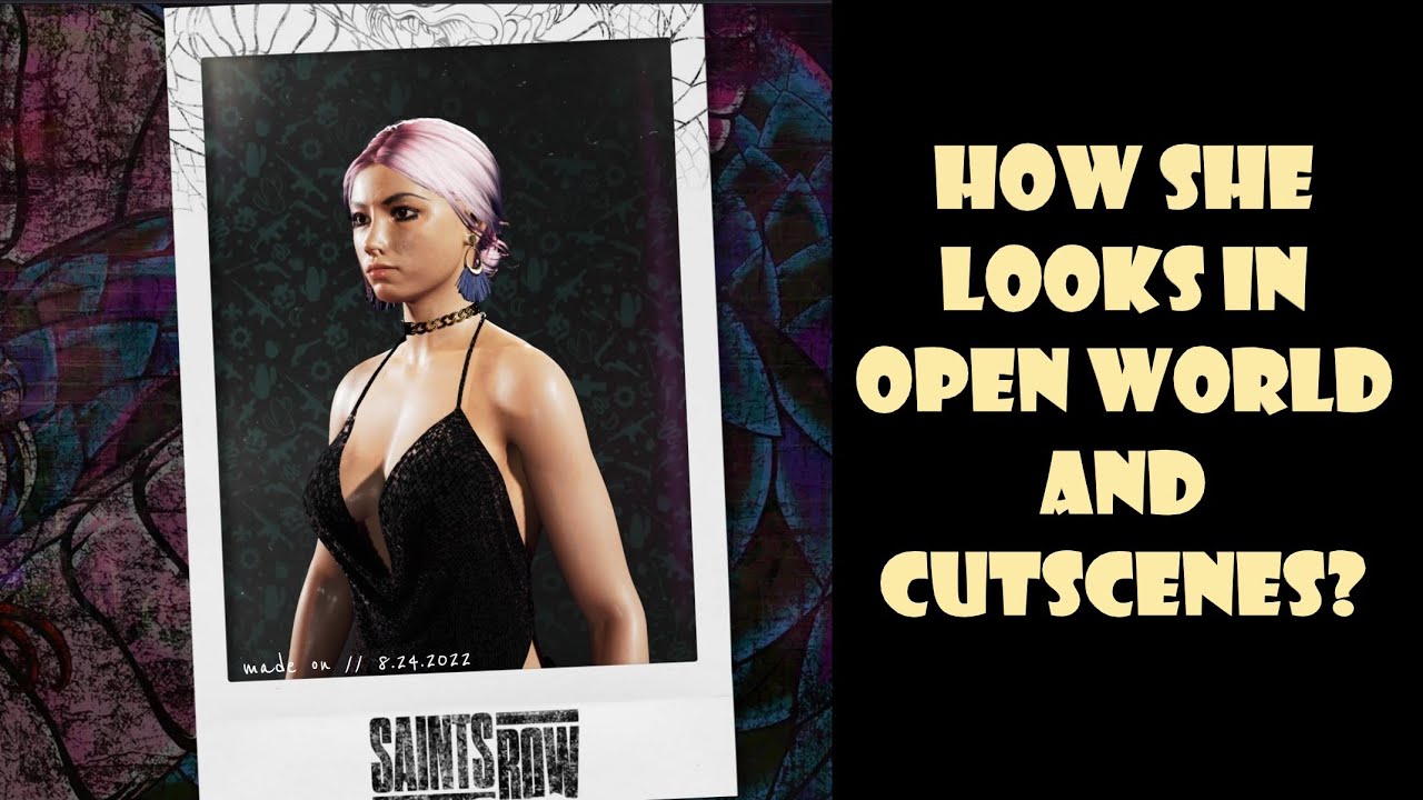 Saints Row 2022 my most liked character in open world and cutscenes