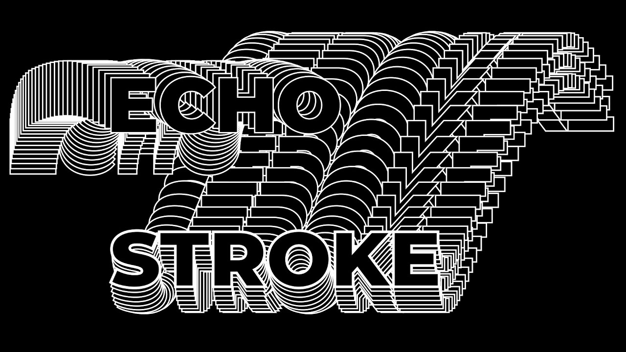 Typography Text Animation - Echo Effects in Adobe After Effects CC Tutorial