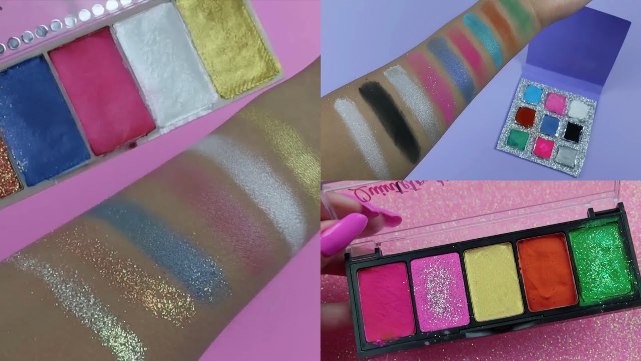 DIY| 5 PALETAS de SOMBRAS CASEIRA sem usar Maquiagem