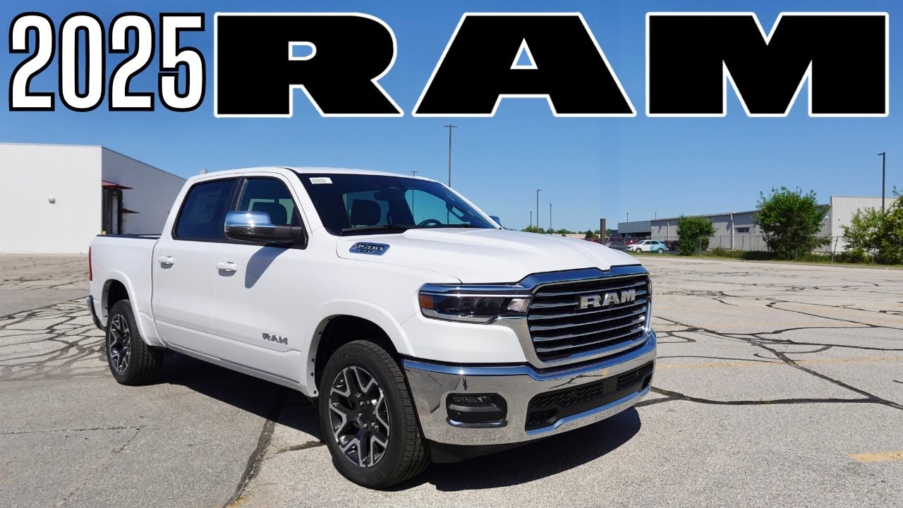 Обзор RAM 1500 Laramie Crew Cab 2025 года от первого лица | Двигатель Hurricane лучше, чем HEMI?