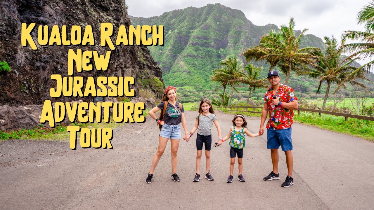 NEW Jurassic Adventure Tour 2021 + Family Vlog + Kualoa Ranch Oahu