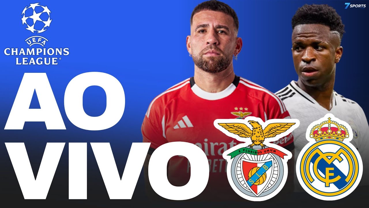 BENFICA X REAL MADRID AO VIVO | EN VIVO | LIVE | COM IMAGEM | CHAMPIONS LEAGUE 2026
