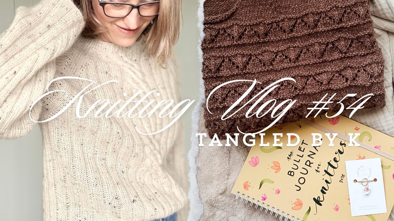 M&oacute;j pierwszy sweter z warkoczami! Co dziergam? Knitting podcast | WIP&rsquo;s & Yarn 