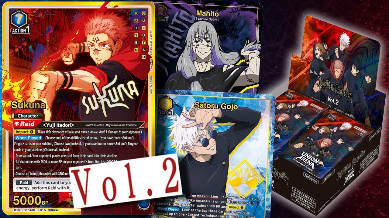 Opening my 1st JJK VOL 2 Box! My Favorite Union Arena Set So Far