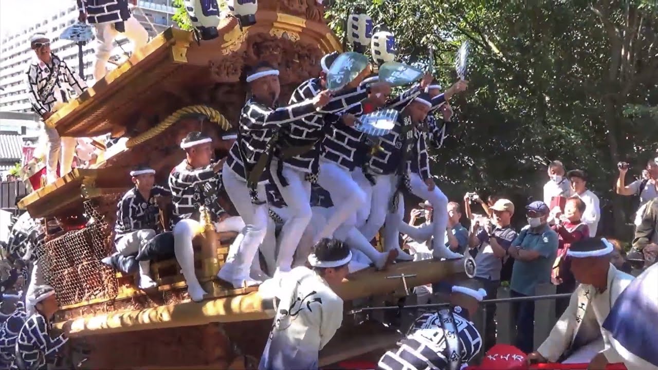 令和6年  羽曳野市  古市地区  白鳥神社宮入り だんじり坂上り