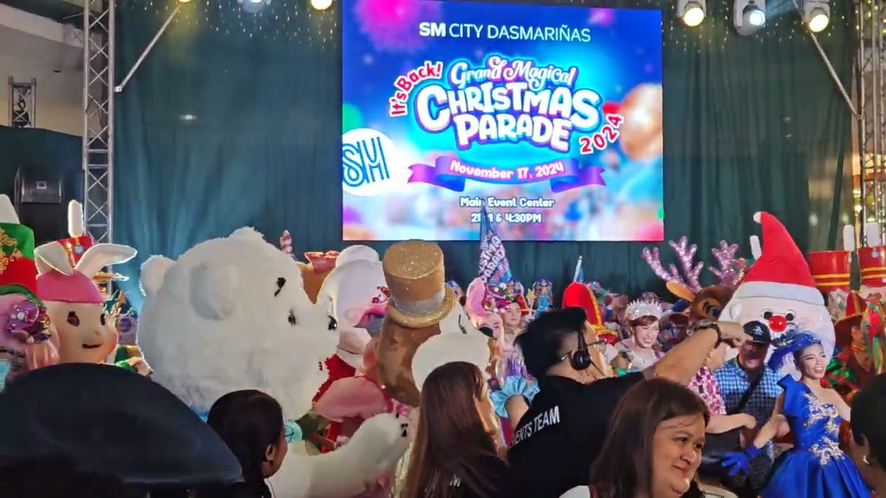 Grand Magical Christmas Parade at SM Damarinas #mhaypegarido