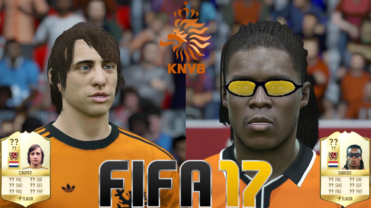 FIFA 17 - New Legends (with Game Faces) - Netherlands - Cruyff, Davids, Koeman & more!