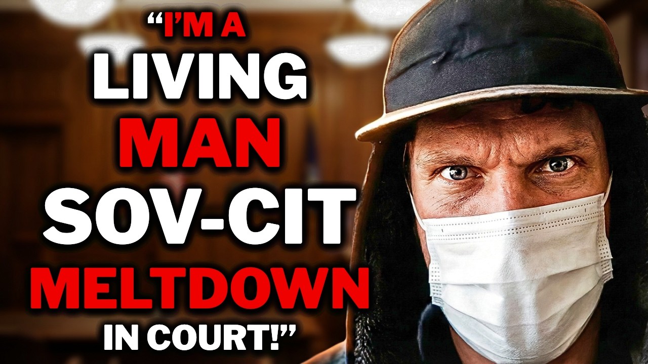 Sovereign Citizen Claims He’s A “Flesh And Blood Man”… Until The Judge SHUTS IT DOWN