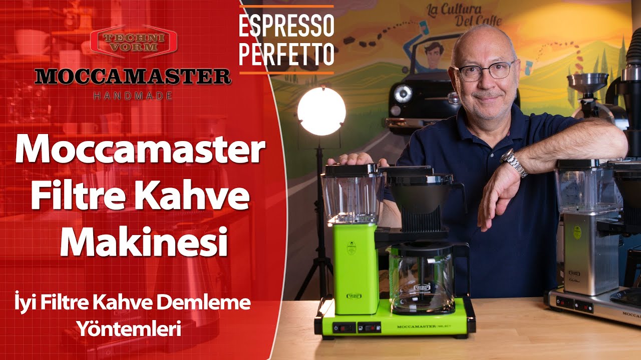 Filtre Kahve Makinesi - Ev ya da kafe için - Moccamaster Filtre Kahve Makinesi filtre kahve yapımı